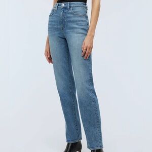 Madewell ‘90s Straight Leg Medium Wash Jeans